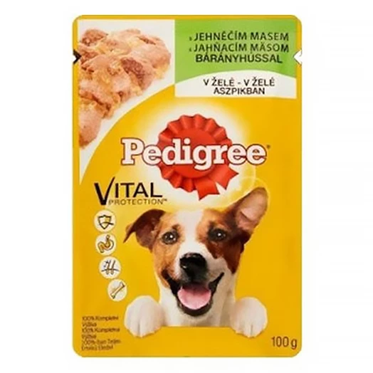 Állateledel alutasakos PEDIGREE kutyáknak bárány 100 g