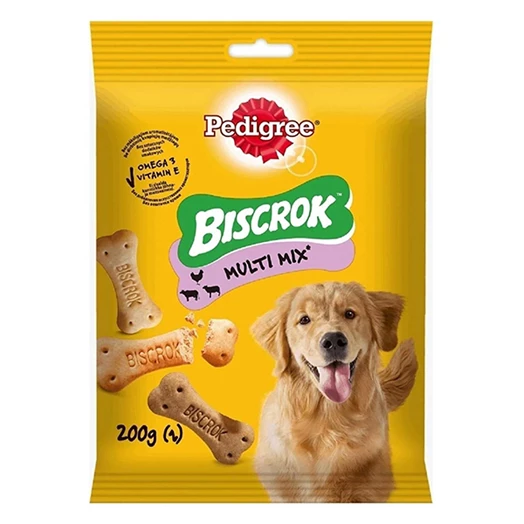 Állateledel jutalomfalat PEDIGREE Biscrok kutyáknak 200 g