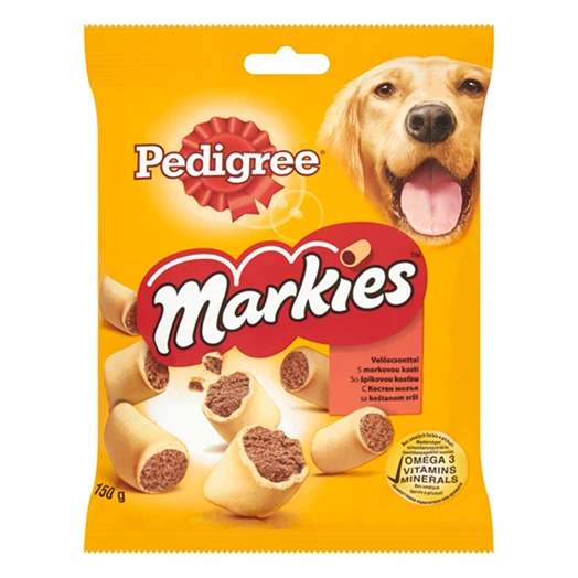 Állateledel jutalomfalat PEDIGREE Markies kutyáknak 150 g