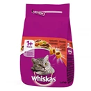 Állateledel száraz WHISKAS macskáknak marhahússal 1,4 kg