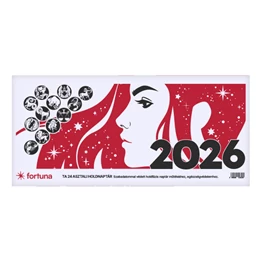 Asztali naptár FORTUNA TA24 holdfázissal 2026.