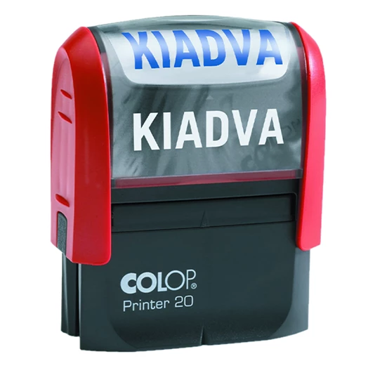 Bélyegző COLOP Printer 20/L fix szavas FIZETVE