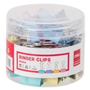 Binder csipesz DELI 19 mm színes 40 darabos