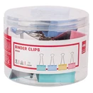 Binder csipesz DELI 51 mm színes 12 darabos