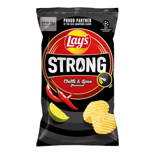 Burgonyachips LAY`S Strong chillis-limeos 120g