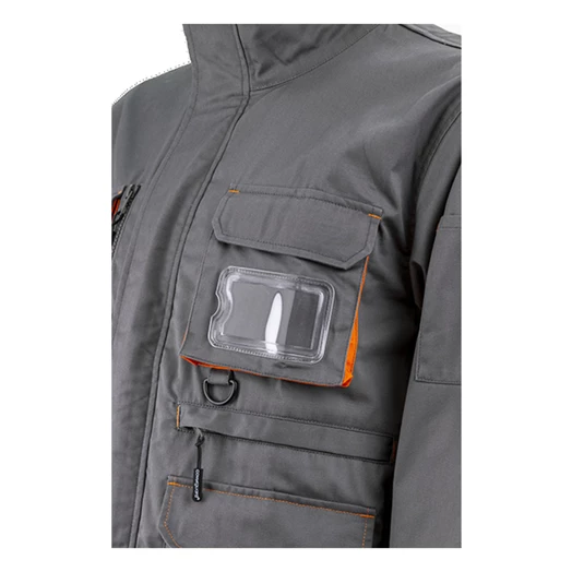 Dzseki COVERGUARD Paddock II szürke/narancs 4XL