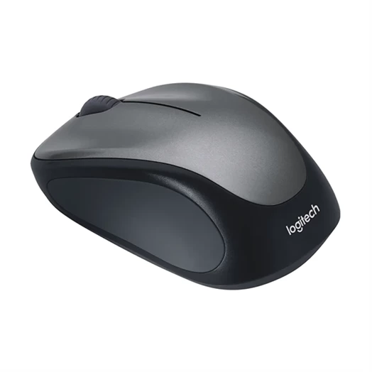 Egér vezeték nélküli LOGITECH M235 2,4 Ghz 1000 DPI szürke/fekete