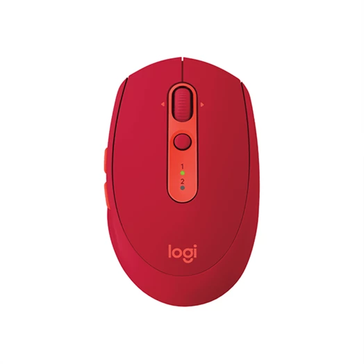 Egér vezeték nélküli LOGITECH M590 Silent Bluetooth/2,4 Ghz 1000 DPI piros