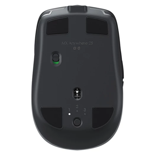 Egér vezeték nélküli LOGITECH MX Anywhere 2S USB/Bluetooth 7 gombos 4000 DPI fekete