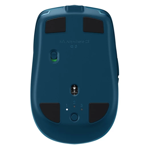 Egér vezeték nélküli LOGITECH MX Anywhere 2S USB/Bluetooth 7 gombos 4000 DPI kék