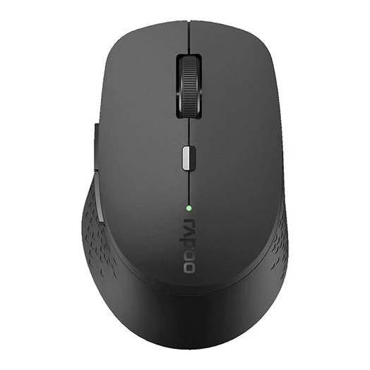 Egér vezeték nélküli RAPOO M300 bluetooth 2,4 GHz 6 gombos sötétszürke