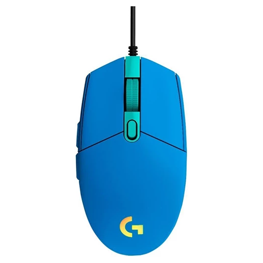 Egér vezetékes LOGITECH G102 LightSync USB 6 gombos 8000 DPI kék