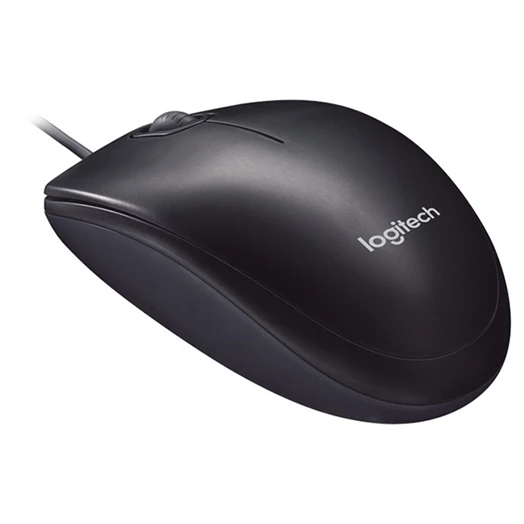 Egér vezetékes LOGITECH M90 USB 1000 DPI fekete