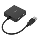 Elosztó HUB HAMA USB 2.0 + 4xUSB 2.0 fekete