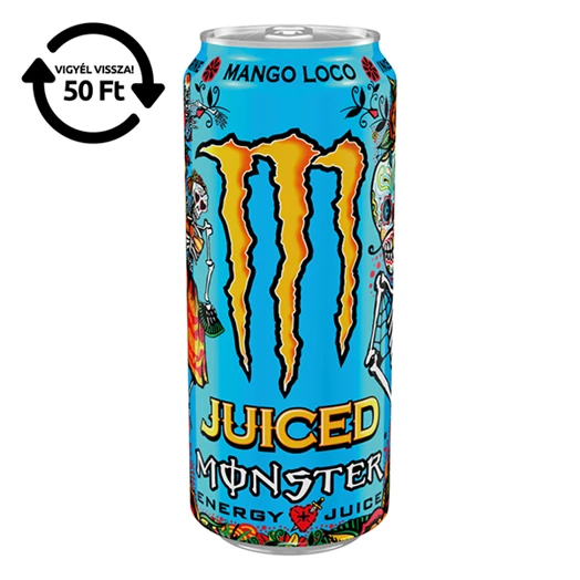 Energiaital MONSTER Mango Loco 0,5L DRS