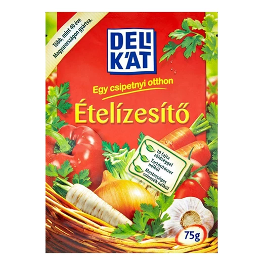 Ételízesítő DELIKÁT jódozott sóval 75g