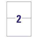 Etikett AVERY 6604 210x148 mm univerzális fehér 130 címke/csomag 50+15 ív/ csomag