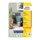 Etikett AVERY L6241-10  40x20 mm univerzális ovális 10 ív/csomag