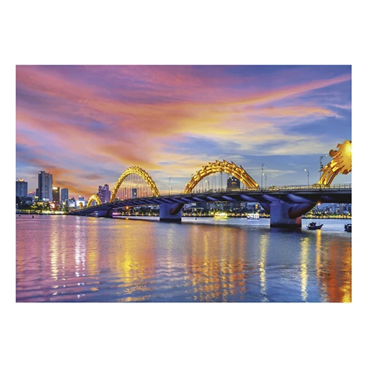 Falinaptár TOPTIMER T092 450x315mm fekvő Bridges 2026.