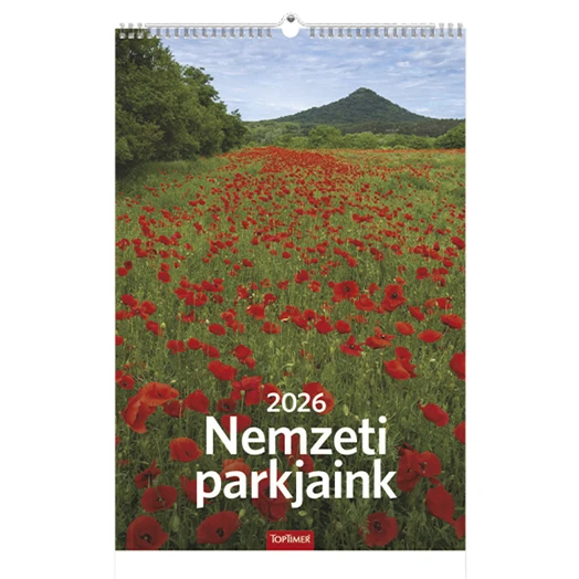 Falinaptár TOPTIMER T094 220x330mm álló Nemzeti parkjaink 2026.
