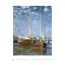 Falinaptár TOPTIMER T096 420x560mm álló Claude Monet 2026.