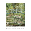 Falinaptár TOPTIMER T096 420x560mm álló Claude Monet 2026.