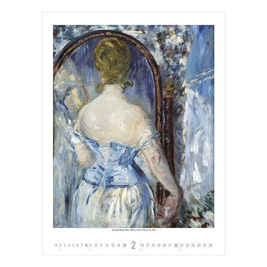 Falinaptár TOPTIMER T096 420x560mm álló Monet to klee 2026.