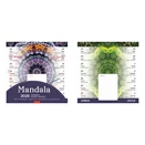 Falinaptár mágneses TOPTIMER T090 220x220mm álló Mandala 2026.