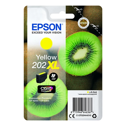 Festékpatron EPSON T02H4 sárga 8,5ml