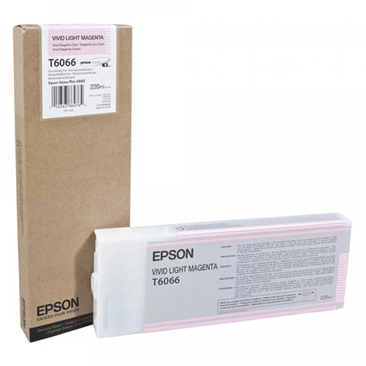 Festékpatron EPSON T6066 világos vörös 220ml