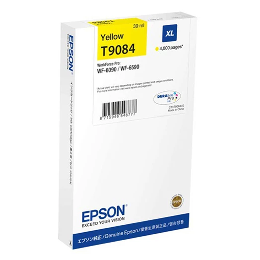 Festékpatron EPSON T9084 sárga 4K