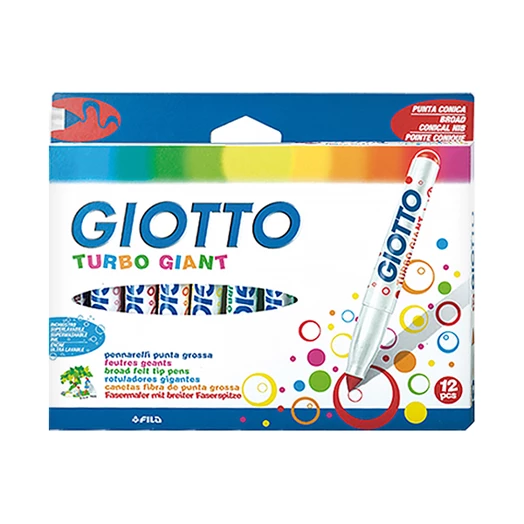 Filctoll GIOTTO Turbo Giant vastag 7,5mm akasztható 12 darabos