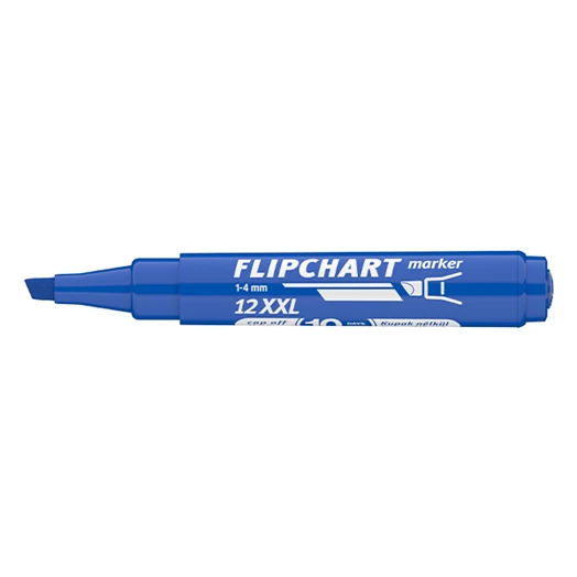 Flipchart marker ICO Artip 12 XXL vágott kék 1-4mm