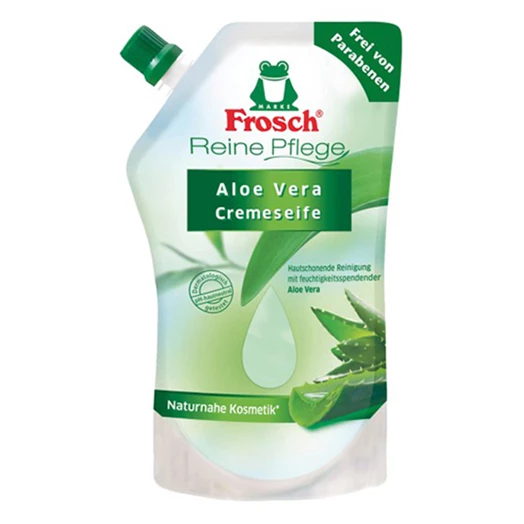 Folyékony szappan utántöltő FROSCH aloe vera környezetbarát 500 ml