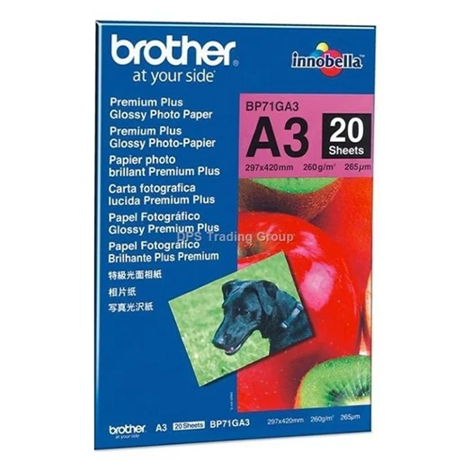 Fotópapír BROTHER BP71GA3 A/3 fényes 260 g 25 lapos