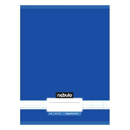 Füzet kockás NEBULO A/4 32 lapos 87-32 Monochrome és Gradient fiús 12 darabos