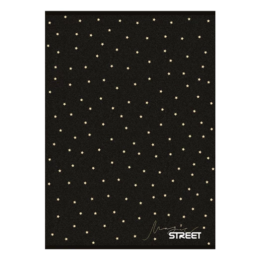 Füzet STREET Black&Gold A/4 54 lapos kockás