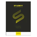 Füzet kockás ICO Student Black Prémium A/4 80 lapos