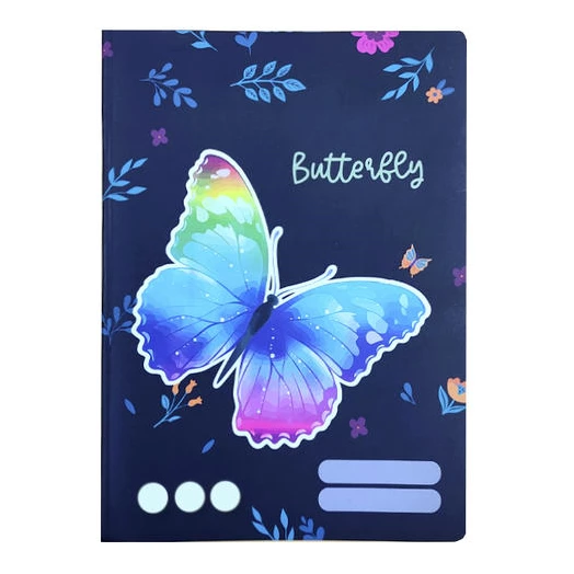 Füzet kockás OXY A/5 32 lapos 27-32 Butterfly