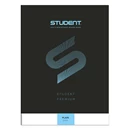 Füzet sima ICO Student Black Prémium A/4 80 lapos