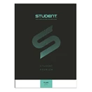 Füzet sima ICO Student Black Prémium A/4 80 lapos