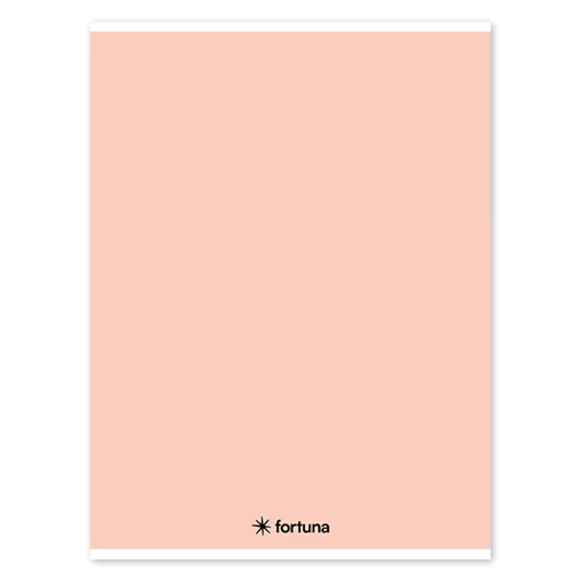 Füzet vonalas FORTUNA Monocolor A/4 32 lapos pasztell barack