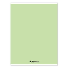Füzet vonalas FORTUNA Monocolor A/4 32 lapos pasztell zöld