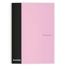 Füzet vonalas PASTELINI 444 A/4 40 lapos extra kapcsos pink