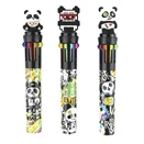 Golyóstoll NEBULO 0,7 mm 10 színű Panda