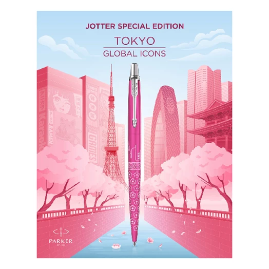 Golyóstoll PARKER Royal Jotter special edition Tokyo ezüst klipsz