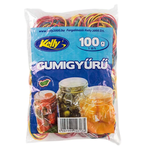 Gumigyűrű KELLY 100 g/csomag