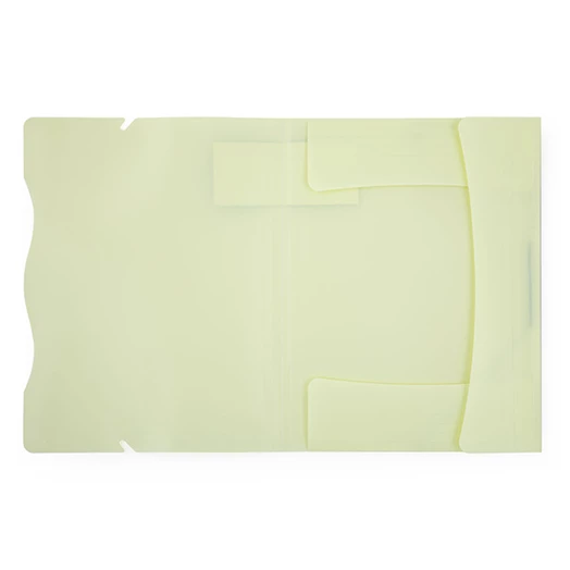 Gumis mappa PASTELINI PP A/4 sárga