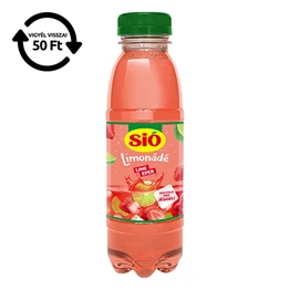 Gyümölcslé SIÓ Limonádé lime-eper 0,4L DRS