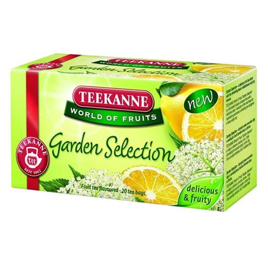 Gyümölcstea TEEKANNE Garden Selection bodza-citrom 20x2,5gr